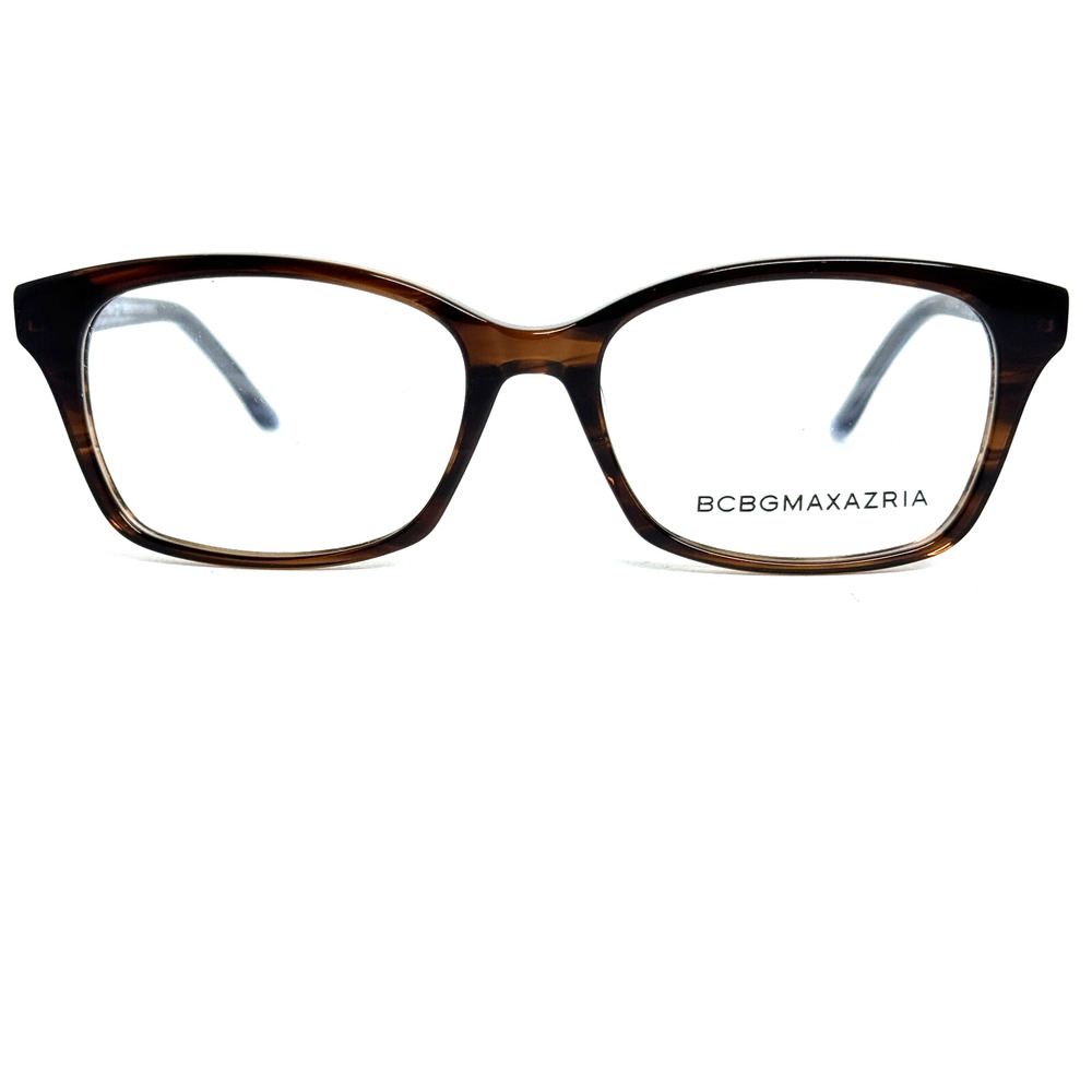 BCBGMAXAZRIA Merissa Brown Horn Eyeglasses Frame 53-16-140mm H17483